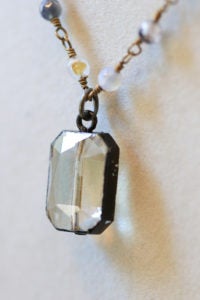 In the Chinese markets, Mashburn found many natural stones, like quartz, to incorporate in her jewelry. (Photo by Dawn Harrison)